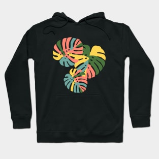 Monstera Leaf - Brights Hoodie